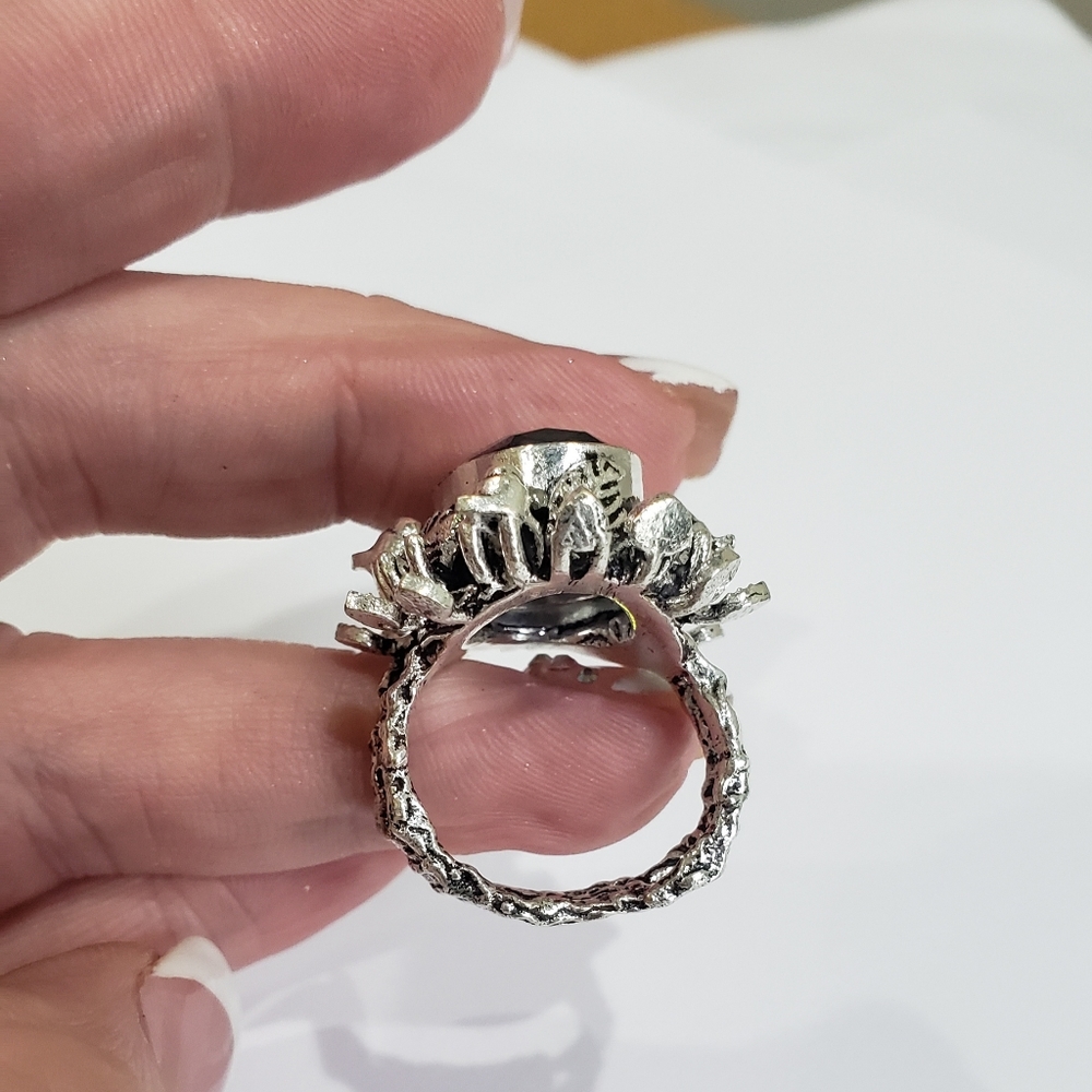 Amethyst Gemstone, 925 Silver Ring - image 6